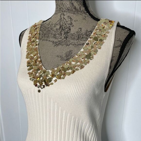 NWT White House Black Market Sequined sweater. - Picture 2 of 10